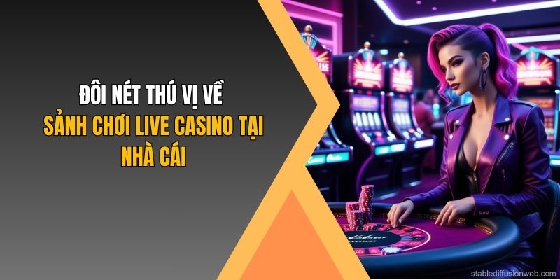 Đôi nét thú vị về sảnh chơi live casino tại nhà cái